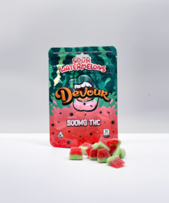 Devour Gummy Sour Watermelon, Buy Thc gummies 500mg UK