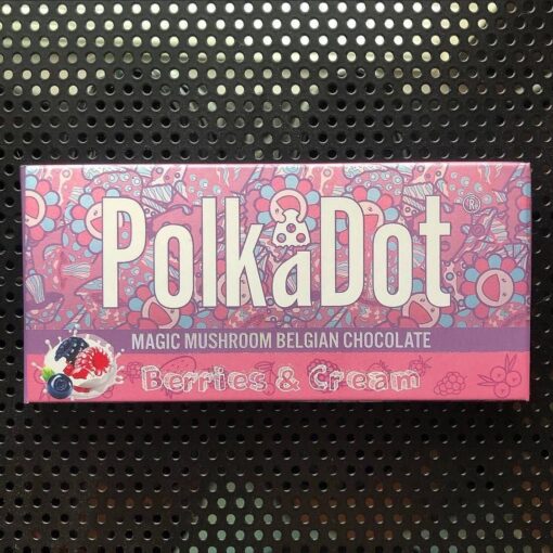 buy polkadot chocolate bar UK, polkadot shroom bar for sale,polka dot psilocybin, Berries & Cream