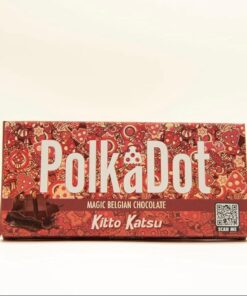 Polkadot Kitto Katsu, mushroom chocolate bar nearby