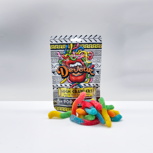 Devour Gummy High Crawlers UK, devour edibles 500mg